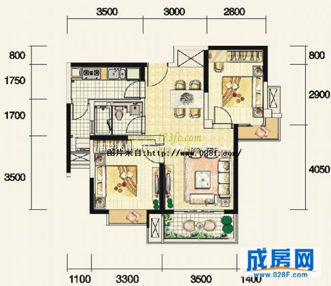蓝光SOFA社区户型图,点击放大
