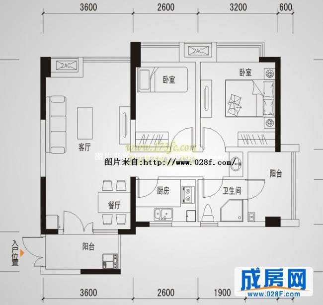 魏玛圈子户型图,点击放大