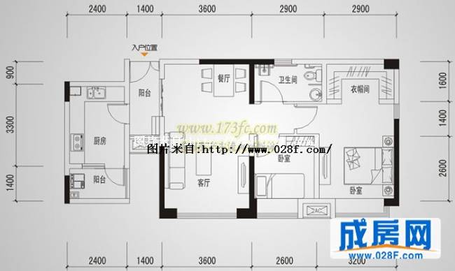 魏玛圈子户型图,点击放大
