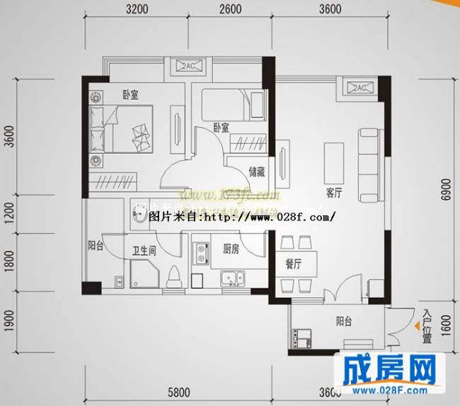 魏玛圈子户型图,点击放大