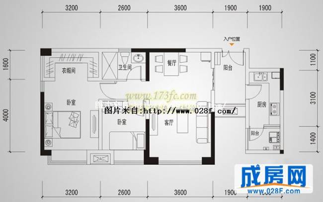 魏玛圈子户型图,点击放大