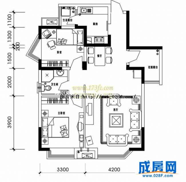东润豪庭户型图,点击放大