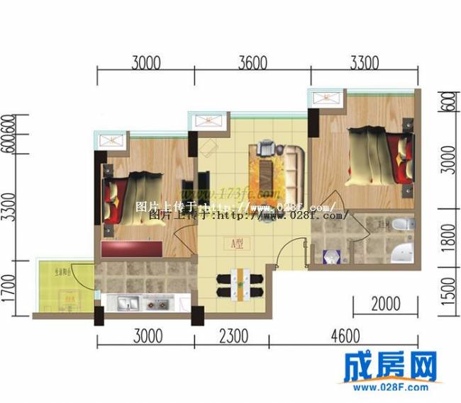 双楠偶寓户型图,点击放大