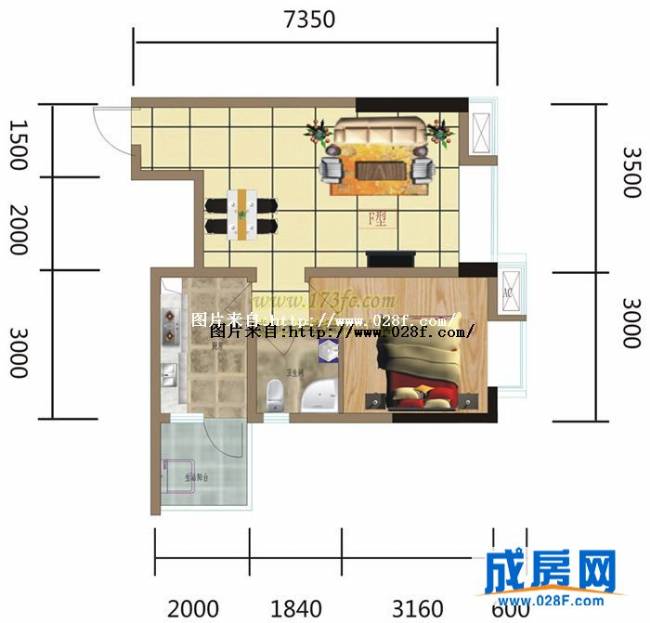 双楠偶寓户型图,点击放大