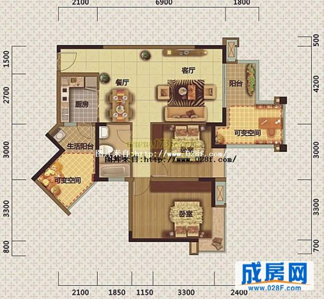 泰立观筑户型图,点击放大