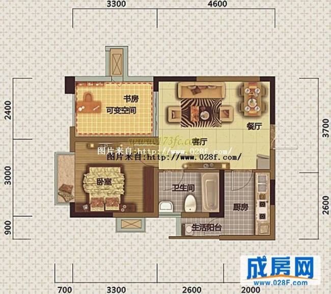 泰立观筑户型图,点击放大
