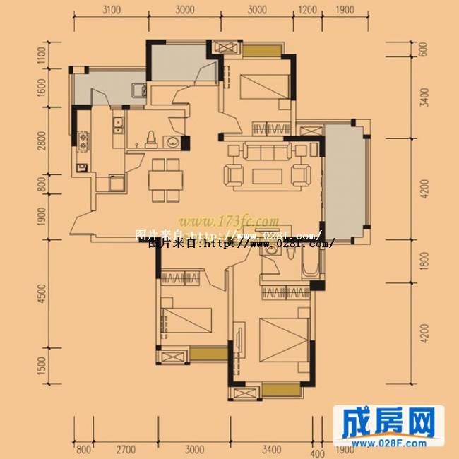 绿地·圣路易名邸户型图,点击放大