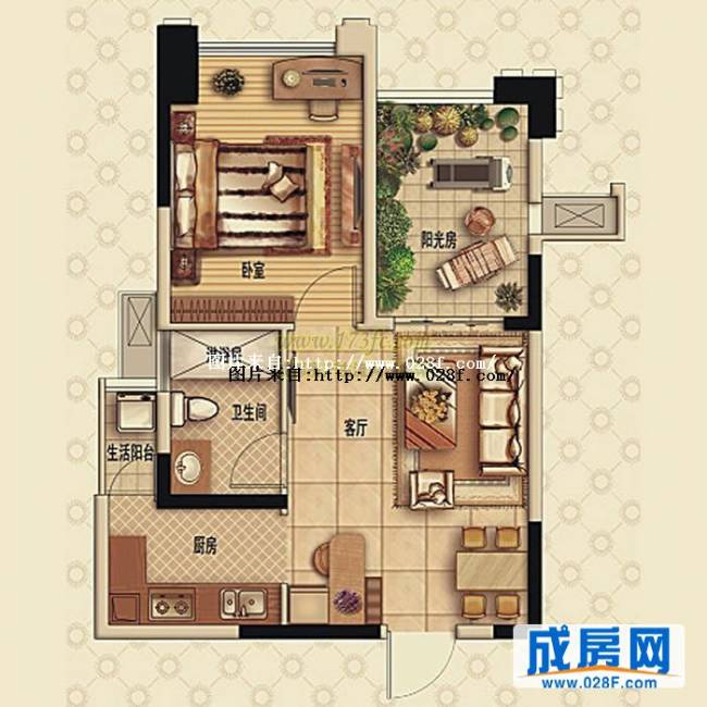 欧洲印象户型图,点击放大