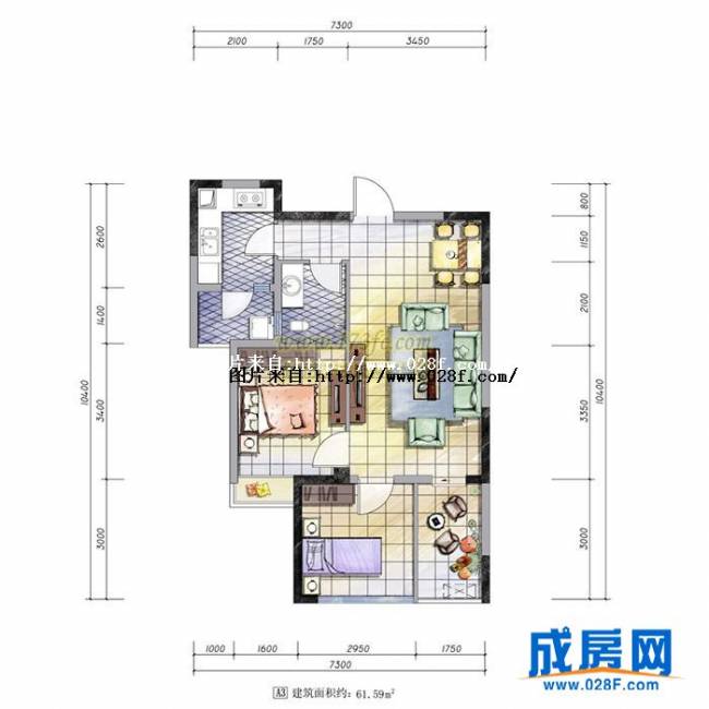 嘉美地户型图,点击放大