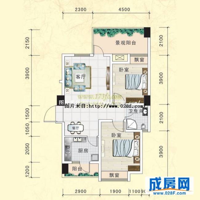西区银座户型图,点击放大