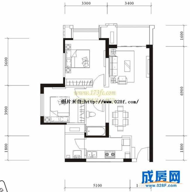 远洋朗郡户型图,点击放大