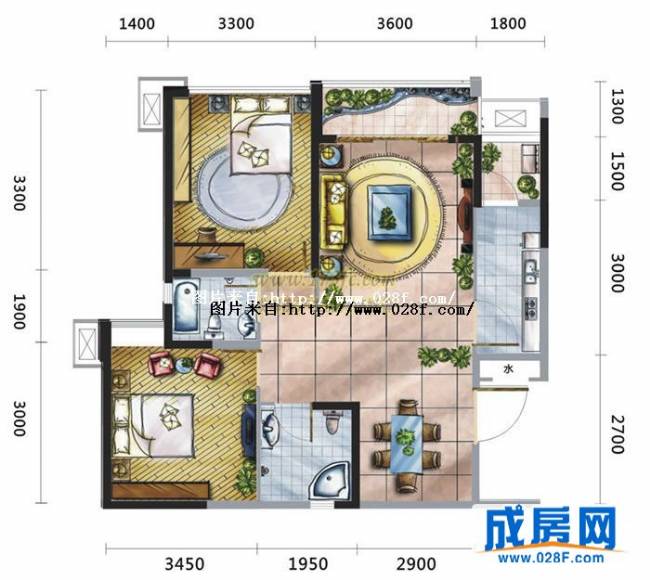 大王钰城户型图,点击放大