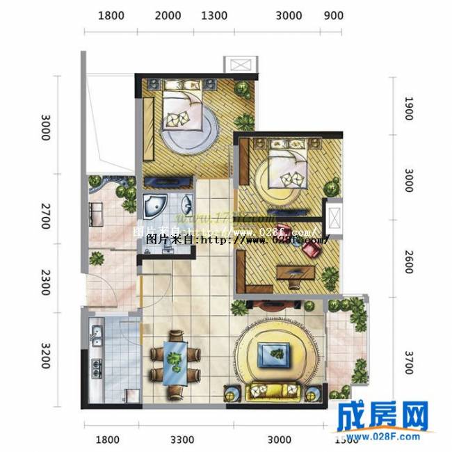大王钰城户型图,点击放大