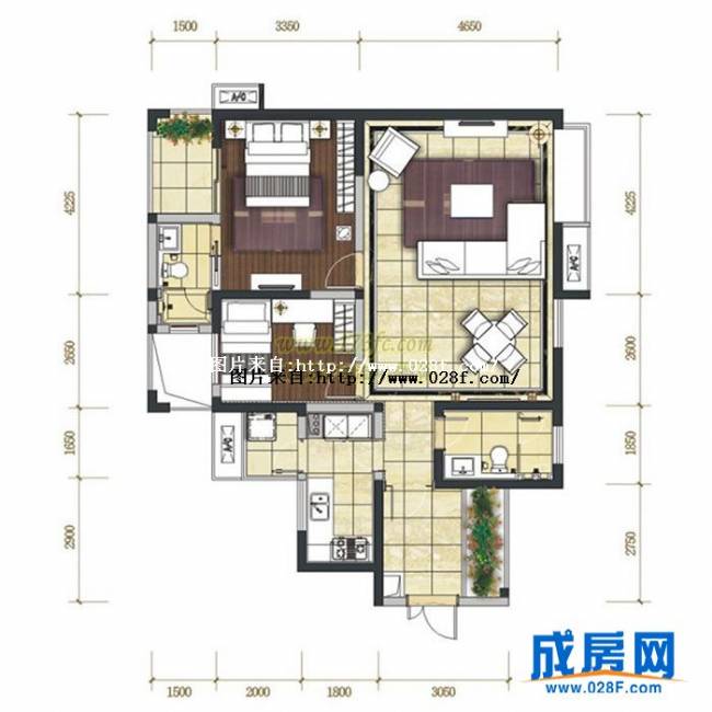 天合凯旋天际湾户型图,点击放大