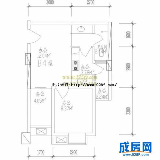 上城国际户型图,点击放大