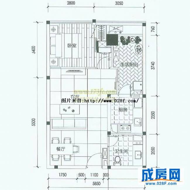 高升瑞景户型图,点击放大