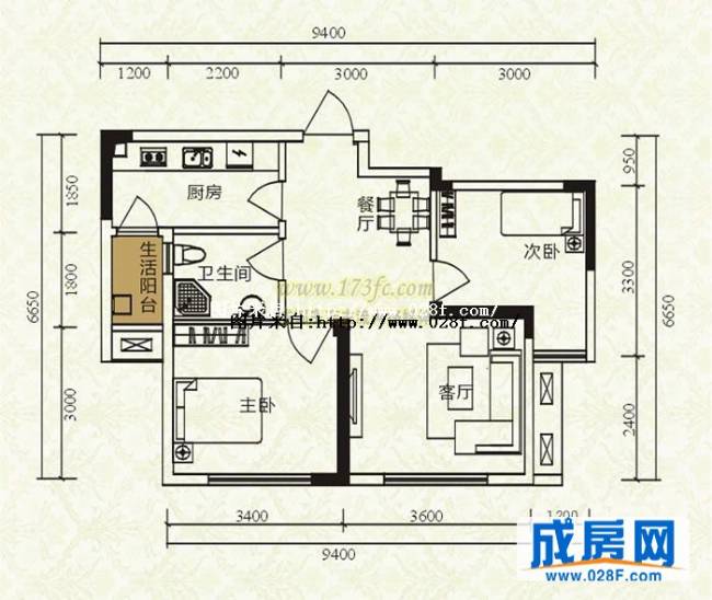 沙河上户型图,点击放大