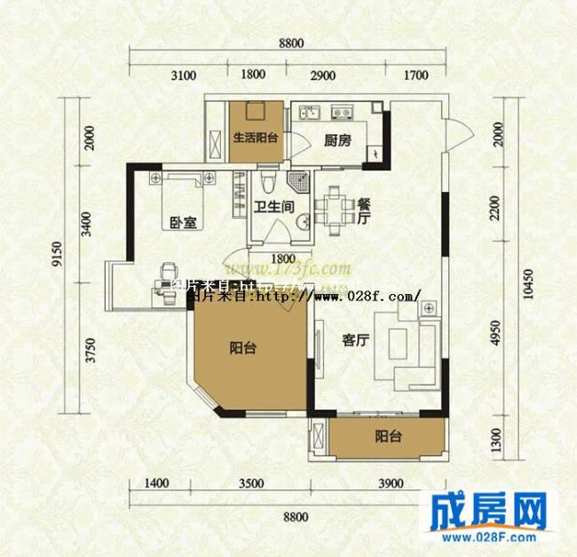 沙河上户型图,点击放大