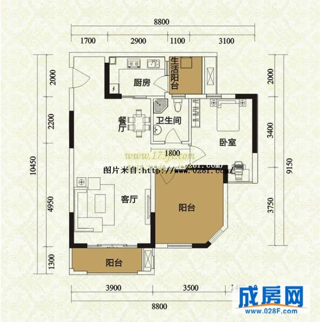 沙河上户型图,点击放大