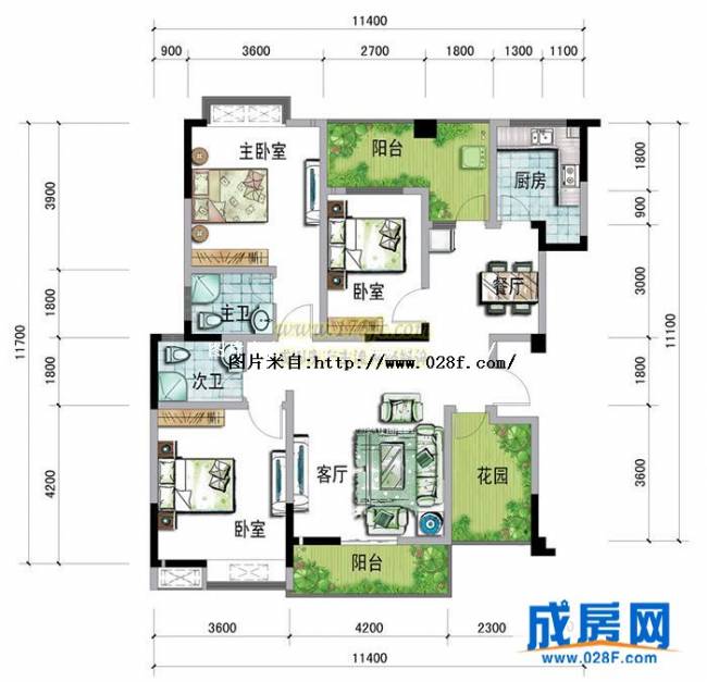 民生新干线户型图,点击放大