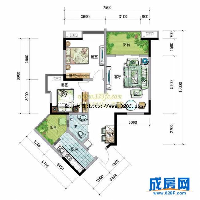 民生新干线户型图,点击放大