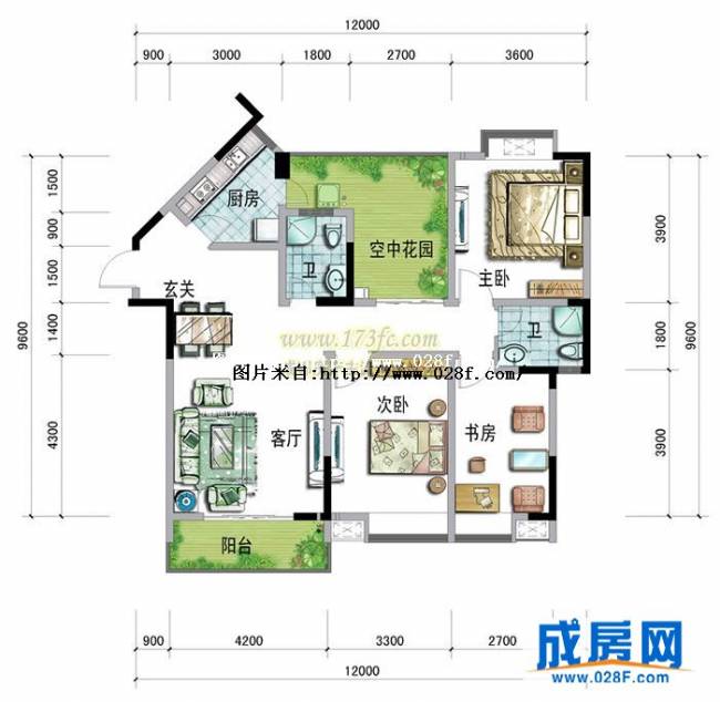 民生新干线户型图,点击放大