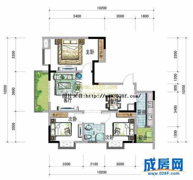民生新干线户型图,点击放大