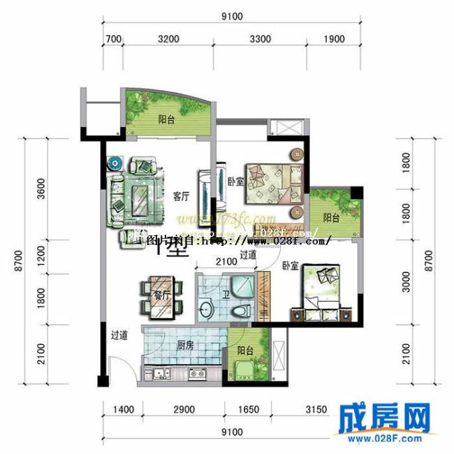 民生新干线户型图,点击放大