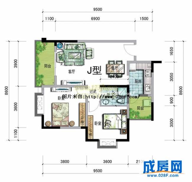 民生新干线户型图,点击放大