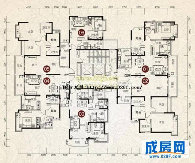 恒大名都户型图,点击放大