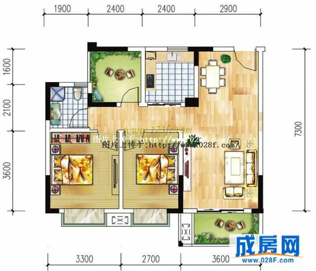 时代锦翠户型图,点击放大