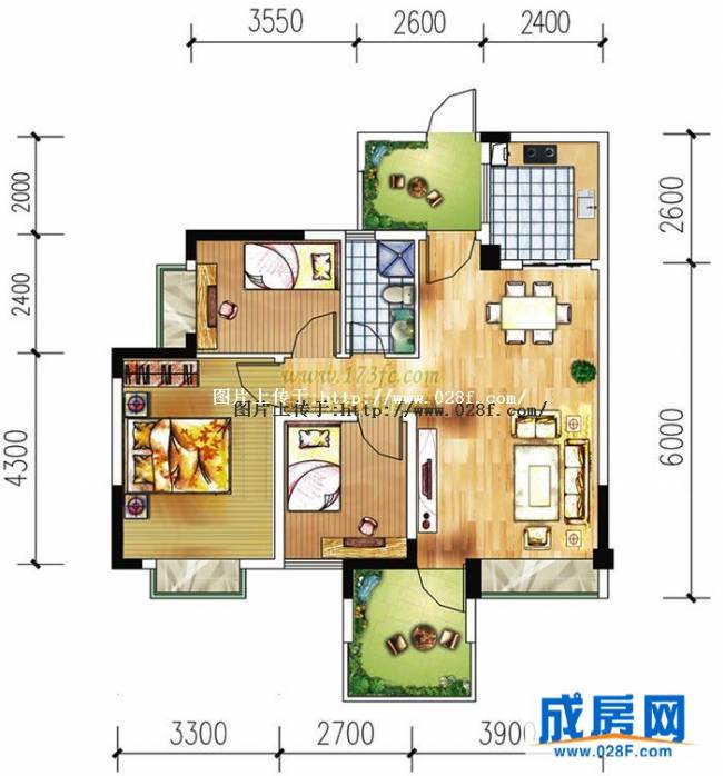 时代锦翠户型图,点击放大