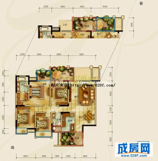 金沙云庭户型图,点击放大