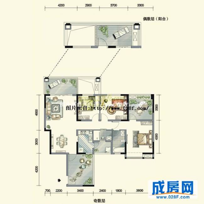 中房金沙海棠户型图,点击放大