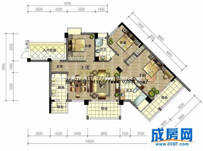 蜀镇半岛户型图,点击放大