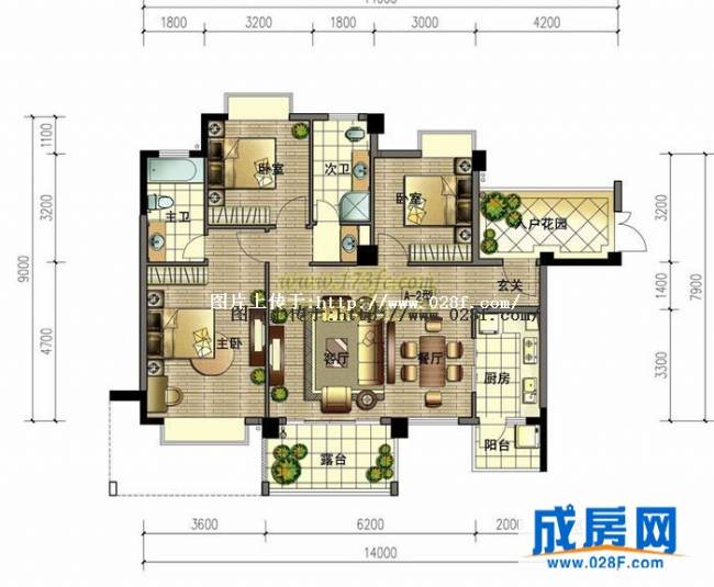 蜀镇半岛户型图,点击放大