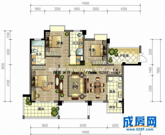 蜀镇半岛户型图,点击放大
