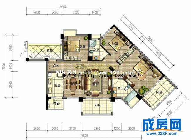 蜀镇半岛户型图,点击放大