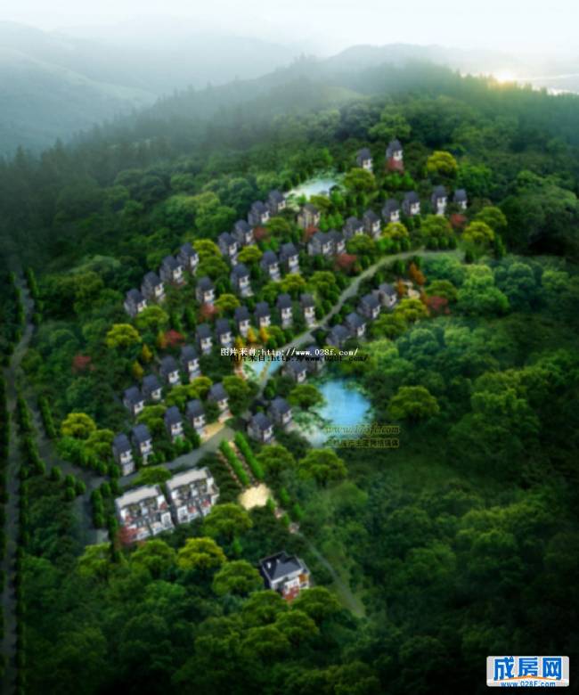 青城·伴山林语小区环境,点击放大