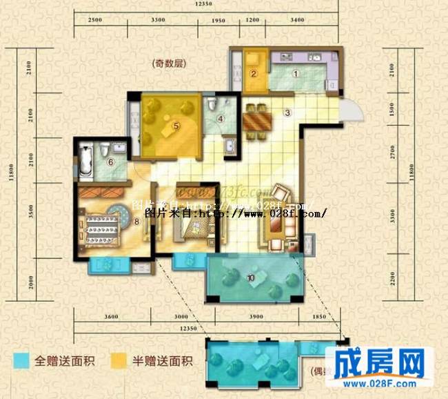 草堂铭城户型图,点击放大