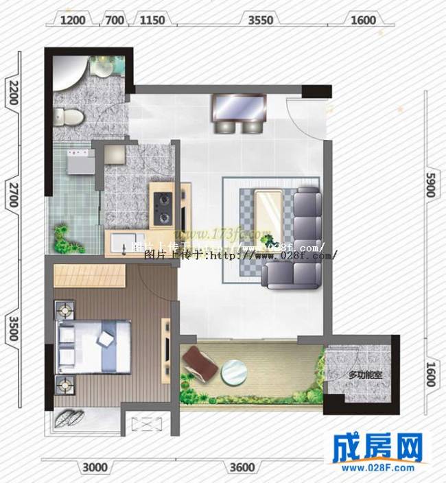 榜样户型图,点击放大