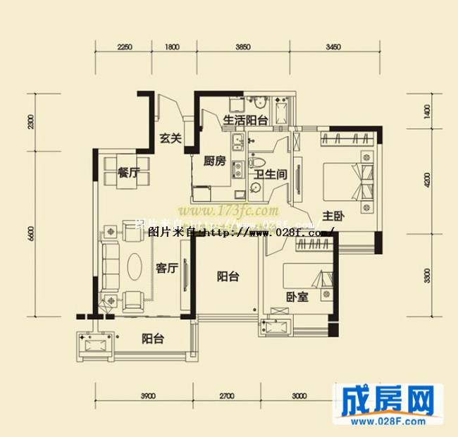 中海锦城户型图,点击放大