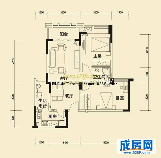 中海锦城户型图,点击放大