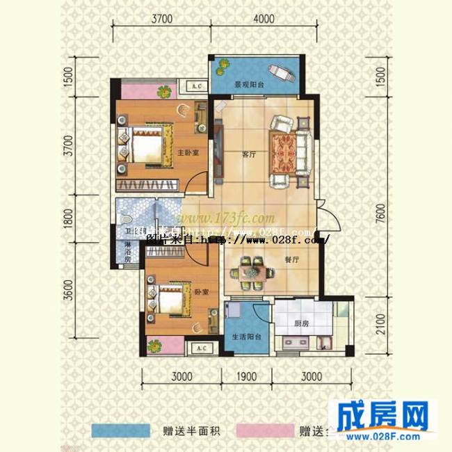 林溪美城户型图,点击放大