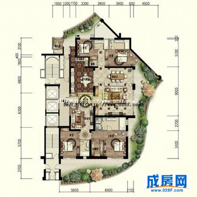 龙湖世纪户型图,点击放大