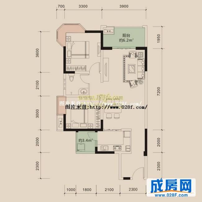 洛森堡新殿户型图,点击放大