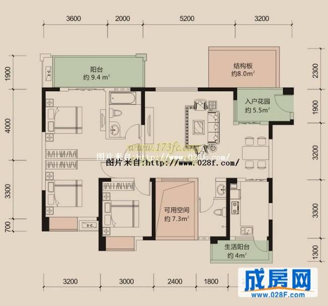 洛森堡新殿户型图,点击放大