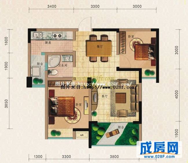 和信融锦云湾户型图,点击放大