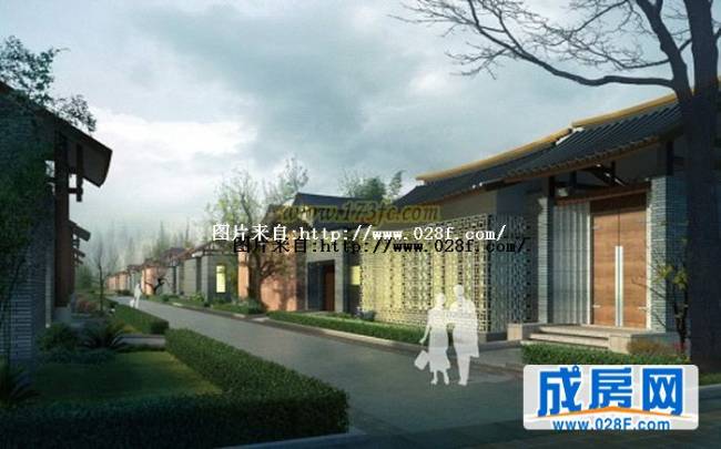 中国会馆小区环境,点击放大