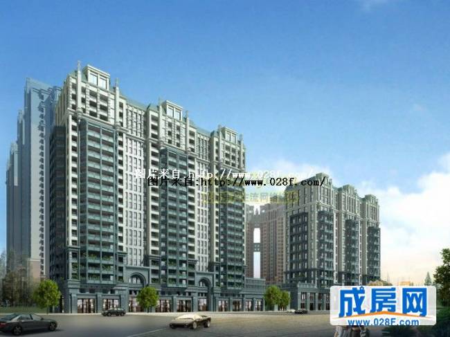 香榭国际小区环境,点击放大